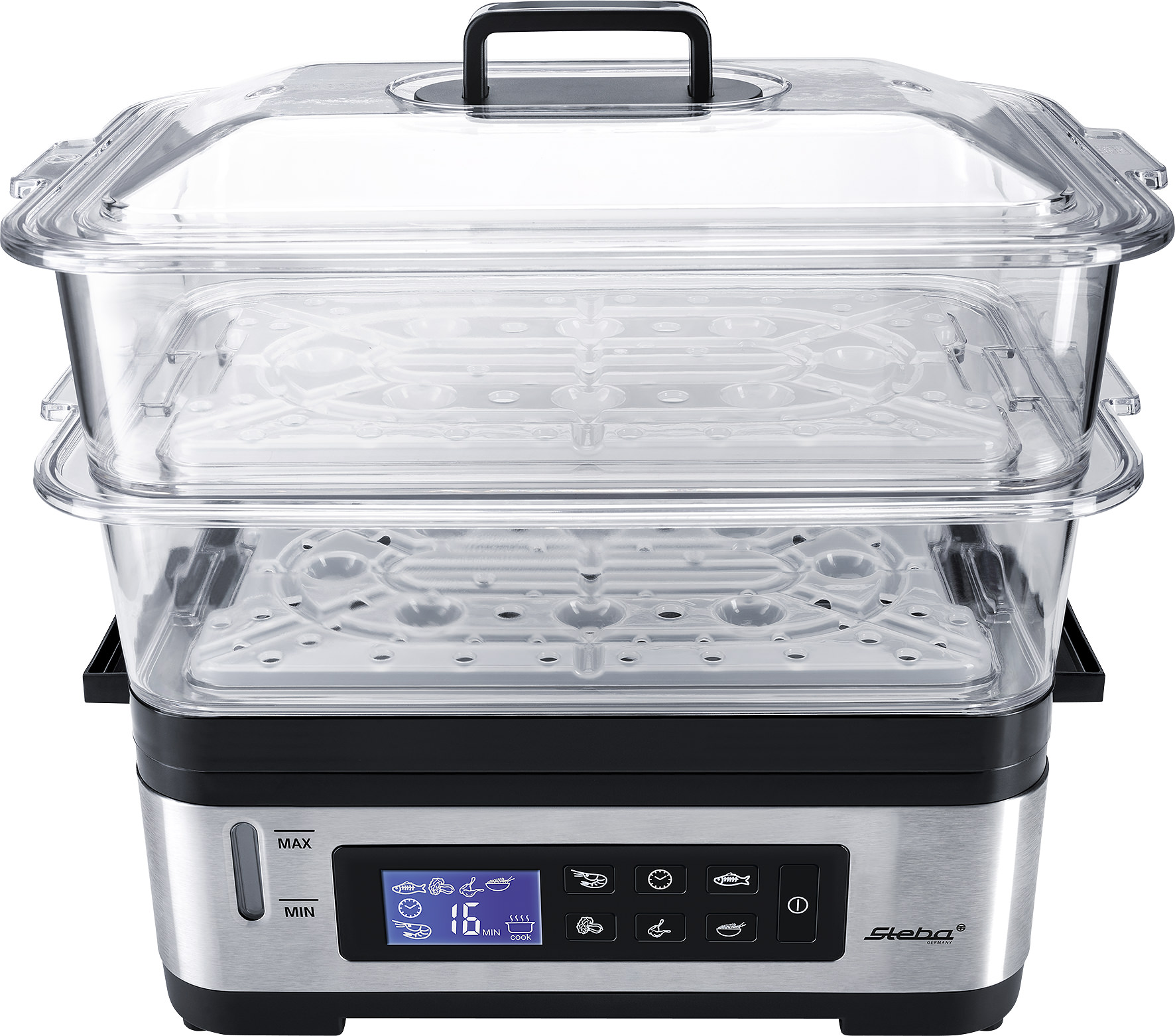 Steba Maddamper 3-6l, quick steam, 5 programmer Steba Maddamper 3-6l, quick steam, 5 programmer